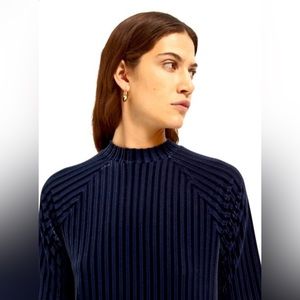 Scotch & Soda Striped Velvet Knot Detail Top Size XS